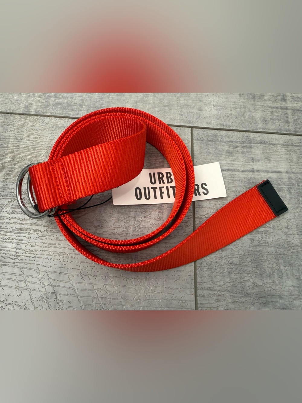 NEW Urban Outfitters UO Bex Nylon D-Ring Red Canvas S/M Unisex
